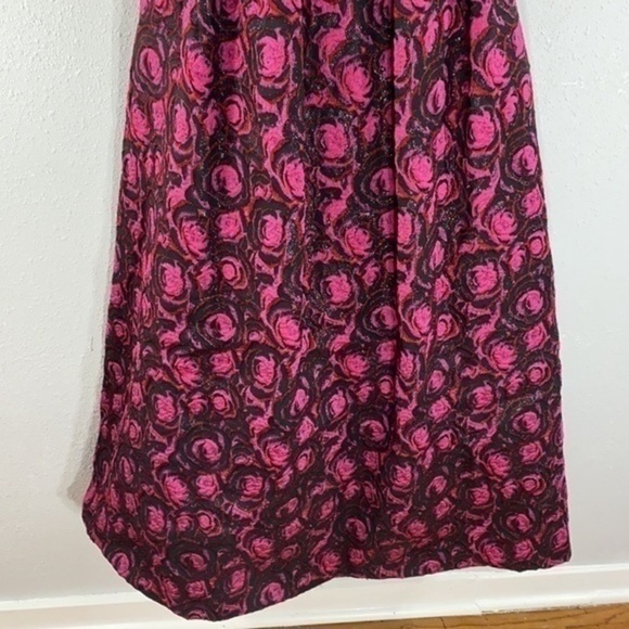 Xscape black floral jacquard cutout maxi gown - Picture 4 of 11